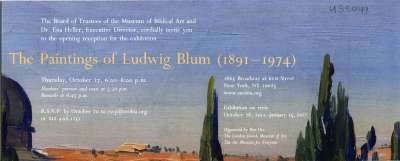 Jerusalem and the Holy Land, The Paintinga of Ludwig Blum (1891-1974)